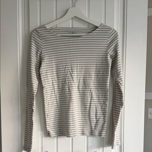 Brandy Striped Long Sleeve Top